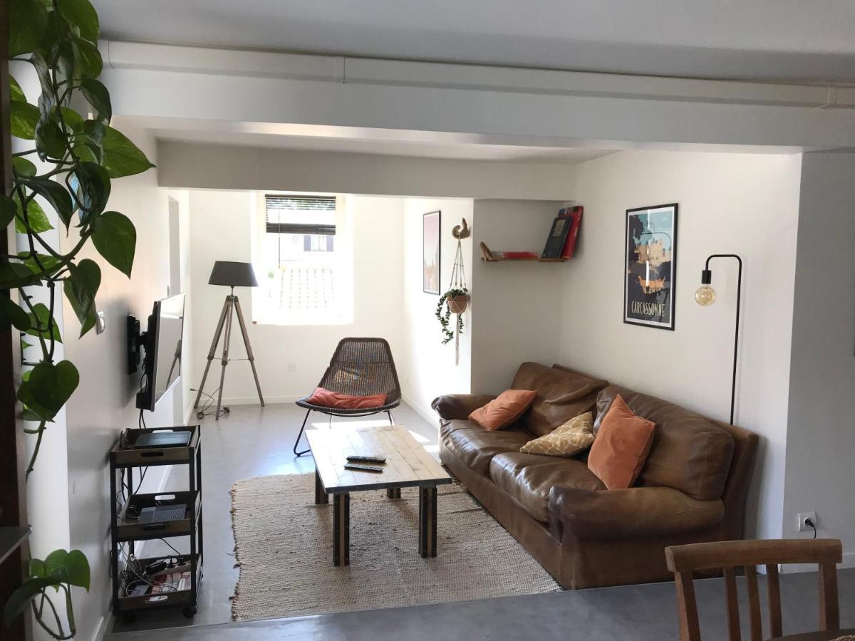 Appartement climatisé avec terrasse Carcassonne Esterno foto